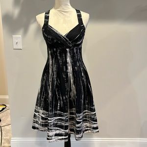 Calvin Klein Black and White Dress